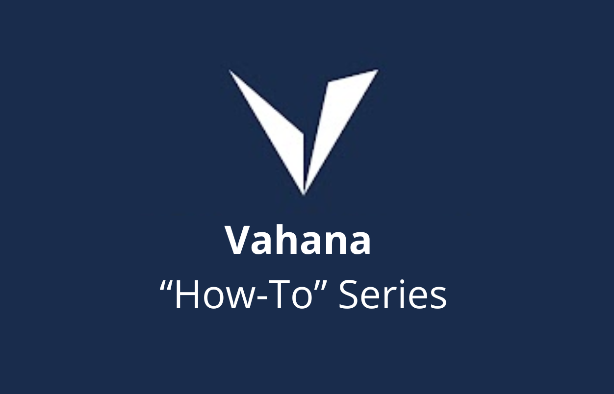 Vahana "How To" Series VCD-How-To